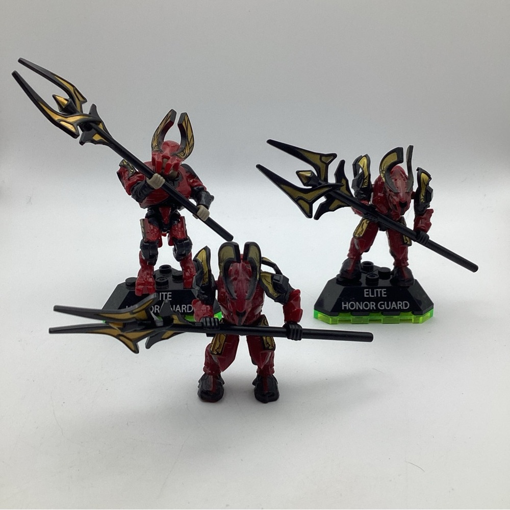 3 X Halo Mega Construx Elite Honor Guard Series 3